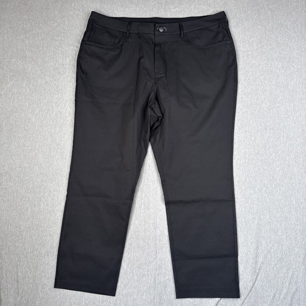 Public Rec Dealmaker Performance Pants Mens Black NWOT 38x28 Golf Career Casual